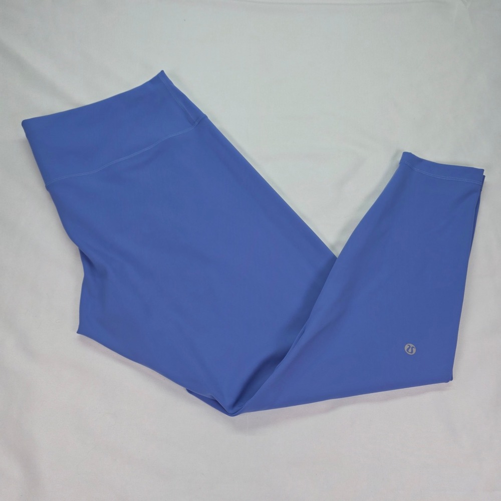 Lululemon Base Pace High-Rise Ribbed Tight 25 Wild Indigo Blue Womens Size 20
